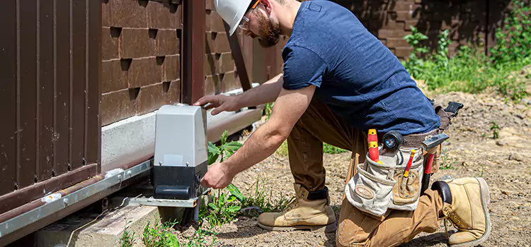 Electric Driveway Gate Installation Hickory