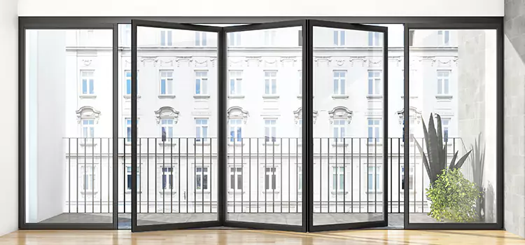 Premium Material Balcony Doors Hickory