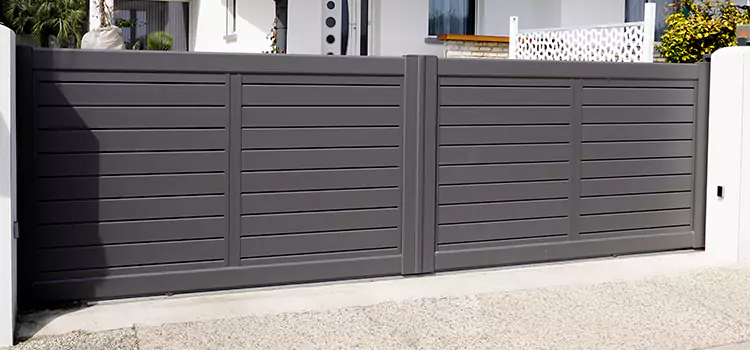 Automatic Gate Fence Hickory